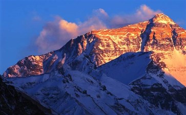 西藏珠峰保护区绒布寺观珠穆朗玛峰-重庆旅行社