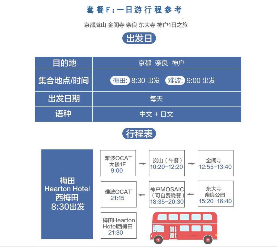 日本一日游行程参考-重庆青年旅行社