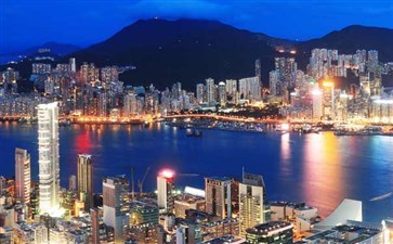 香港维港夜景-重庆夕阳红旅游-重庆中国青年旅行社
