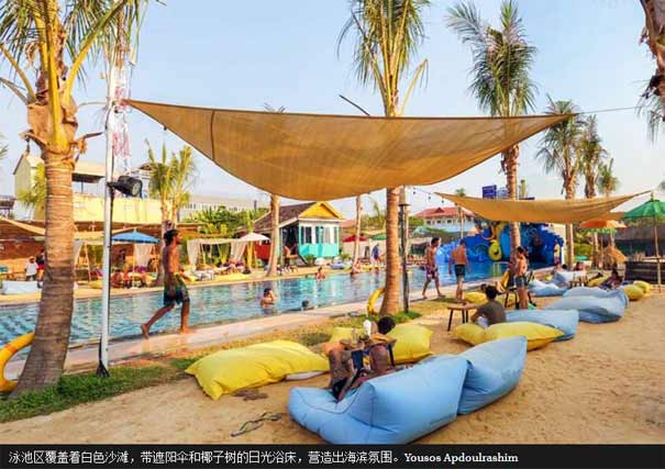 柬埔寨旅游之暹粒人工沙滩