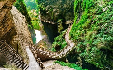 龙水峡地缝-重庆周边旅游-重庆中青旅