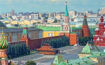 莫斯科红场-重庆到俄罗斯9日游