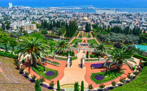 以色列旅游签证：海法巴哈伊花园