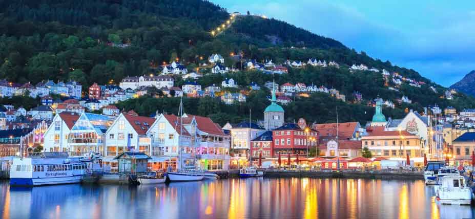 北欧挪威旅游:挪威卑尔根