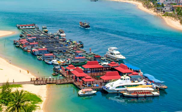 海南旅游年卡可免费游览景点：南湾猴岛码头