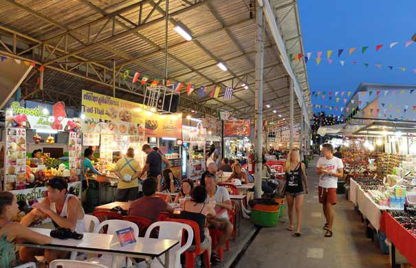 苏梅岛查汶步行街（查汶夜市）各种小吃