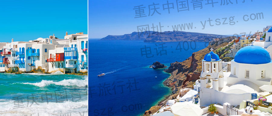 爱琴海圣托里尼岛-希腊土耳其旅游-重庆旅行社