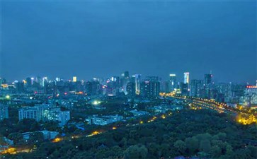 成都夜间景色