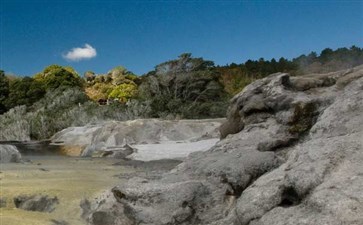 罗托鲁瓦地热火山喷泉-澳大利亚新西兰旅游