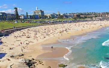 悉尼邦迪海滩-十一国庆澳大利亚旅游