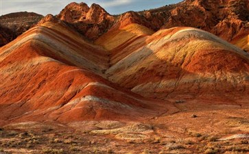 张掖七彩丹霞风景区-新疆甘肃额济纳旗旅游