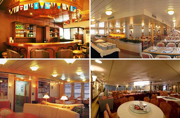 重庆三峡旅游皇家公主系列普通三峡游船餐饮设施