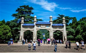南京中山陵园风景区-重庆到南京旅游-重庆青年旅行社