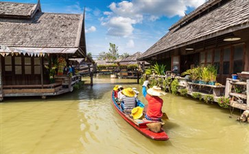 水上市场-泰国旅游-重庆中青旅