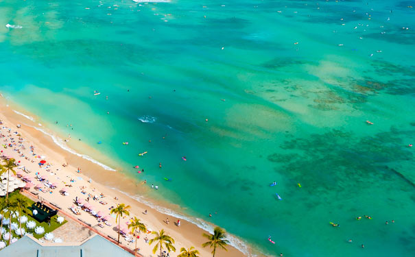 11月海岛旅游推荐：美国夏威夷欧湖岛海滩