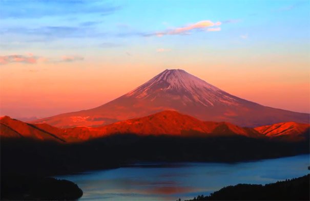 日本关东红叶旅游推荐：芦之湖