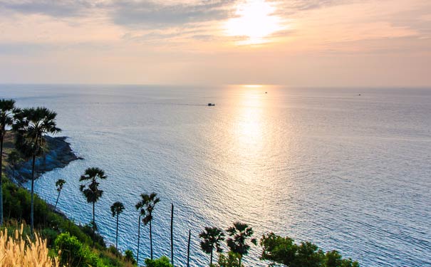 泰国普吉岛旅游景点：神仙半岛落日