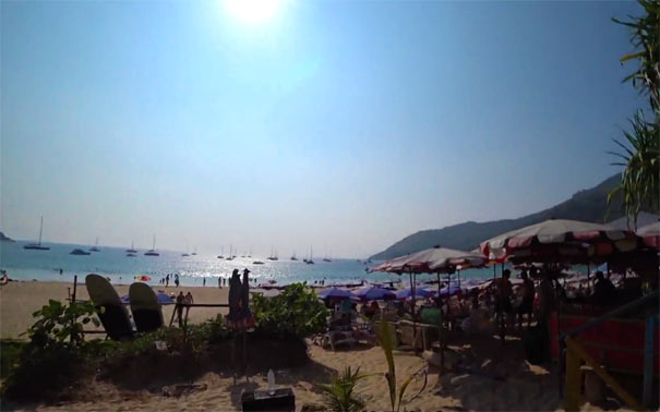 普吉岛旅游景点：奈汉海滩