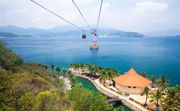 珍珠岛跨海缆车-越南旅游-重庆中青旅