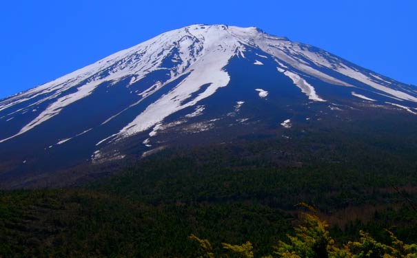 日本富士山五合目观顶峰