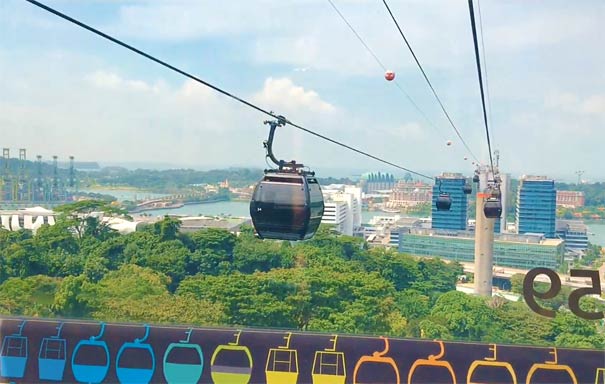 新加坡花芭山(花柏山)公园缆车