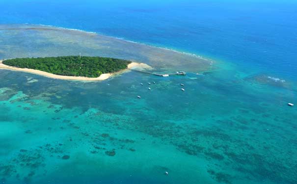 澳大利亚旅游景点：大堡礁绿岛