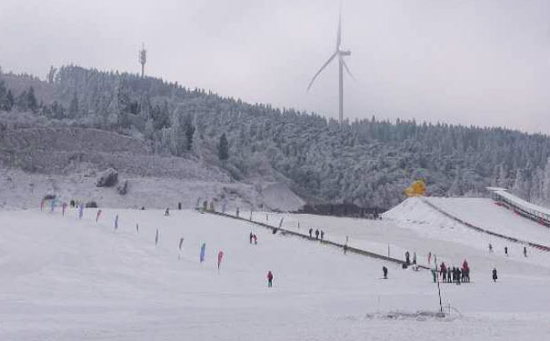 冬季仙女山滑雪场