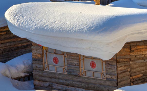 如同被奶油包裹的雪乡雪景