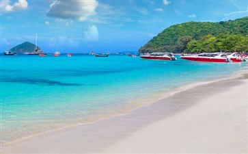 双体帆船珊瑚岛旅游-泰国普吉旅游第三天游览