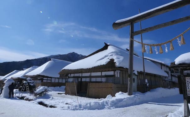 日本冬季旅游：江户驿站大内宿