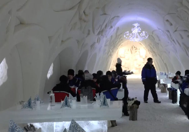 芬兰旅游凯米冰雪城堡