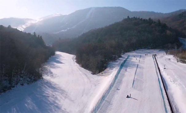 冬季黑龙江亚布力滑雪场