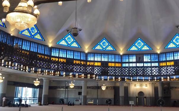 马来西亚旅游：吉隆坡国家清真寺穹顶