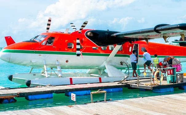 蜜月去马尔代夫旅游玩法：水上飞机