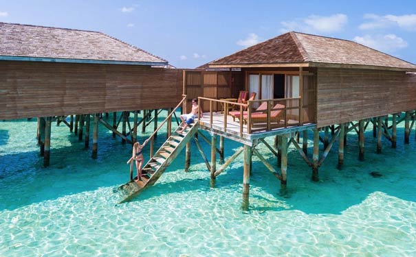 马尔代夫旅游：蜜月岛水上别墅