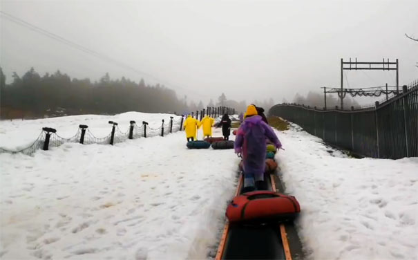 武隆旅游景点：仙女山滑雪场