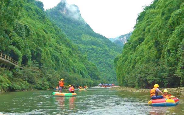 重庆彭水阿依河旅游景点