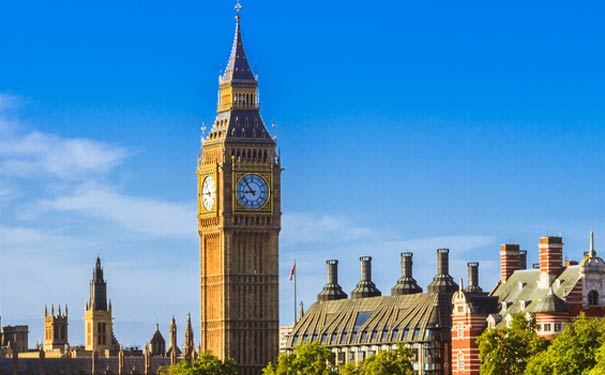 欧洲旅游英国伦敦旅游概述：伦敦大本钟
