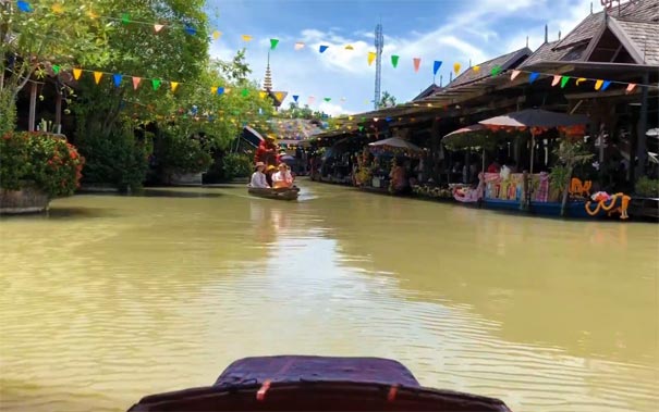 泰国芭提雅旅游景点：四方水上市场