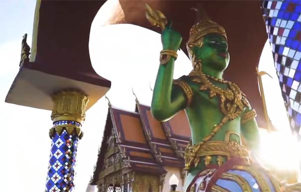 泰国旅游：苏梅岛千手观音庙