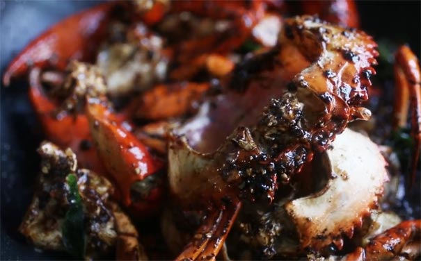 新加坡美食推荐：黑胡椒螃蟹