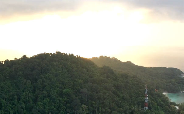 热浪岛海洋公园七岛之浪中岛日出