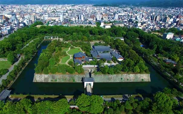 日本旅游：京都二条城全景