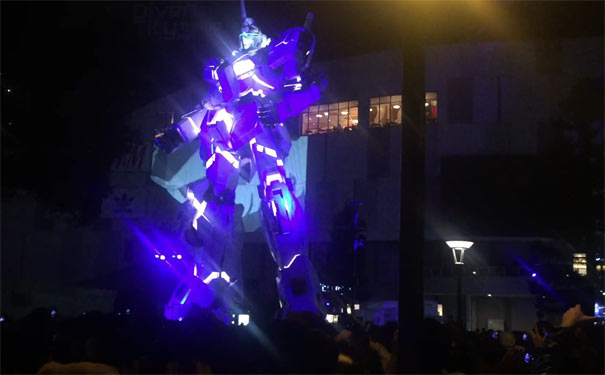 日本旅游：东京台场独角兽高达秀