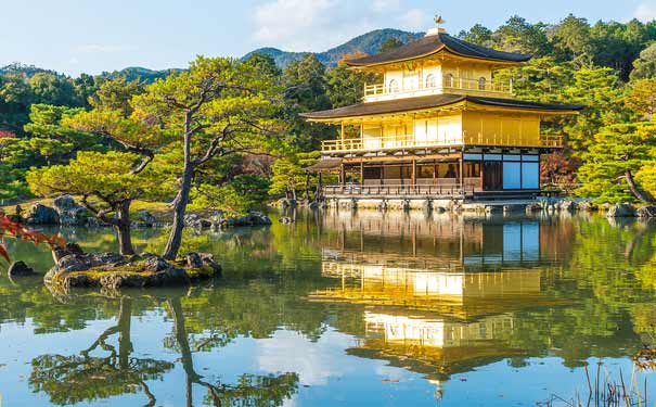 日本旅游：京都金阁寺春夏