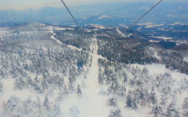 日本北海道旅游：北海道藏王滑雪场