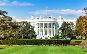 美国华盛顿白宫-美国旅游线路