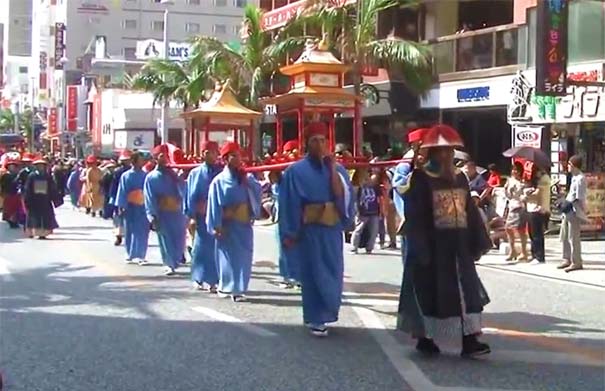 日本旅游：冲绳节日之首里城祭