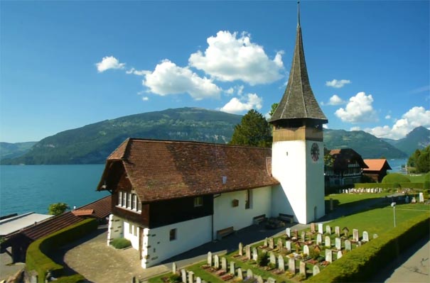 欧洲瑞士旅游：施皮茨小镇