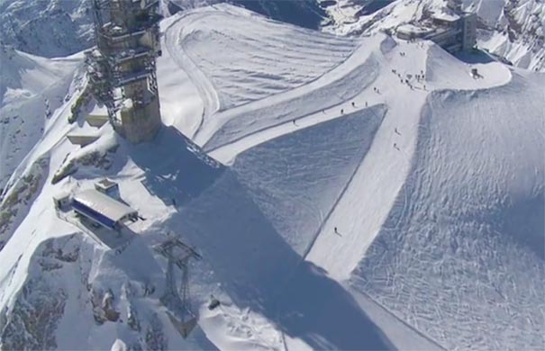 欧洲旅游：瑞士瑞士铁力士山英格堡滑雪场